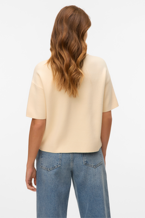 Kulta 2/4 Poloneck Pullover - koivu