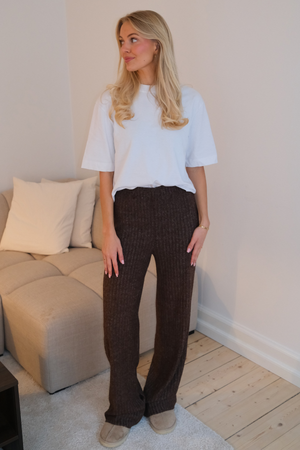 Ivy Knit Pants - Ruskea