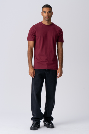 Basic T -paita - viininpunainen