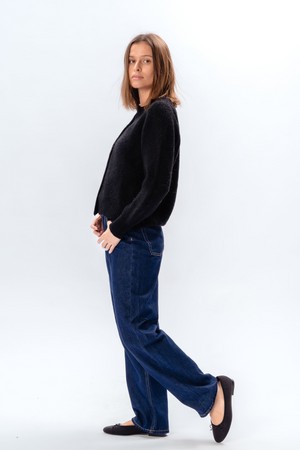 Anna neuletakki - musta