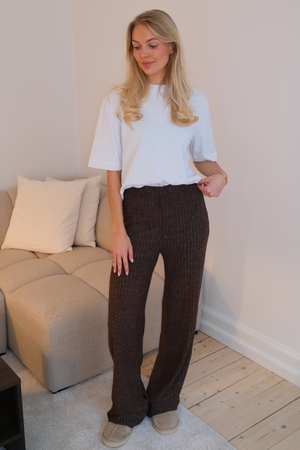 Ivy Knit Pants - Ruskea