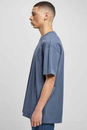 Raskas Oversized T -paita - vintage sininen