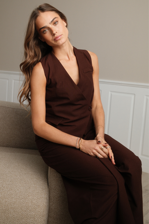 Melissa -liivi - ruskea