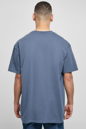 Raskas Oversized T -paita - vintage sininen