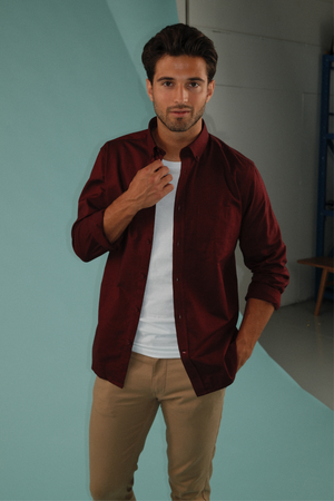 The Original Performance Oxford -paita ™ tal - Bordeaux