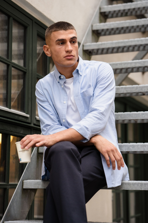 The Original Performance Oxford -paita ™ tal - kashmir sininen