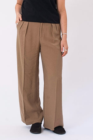 Isolde Pants - Vaaleanruskea