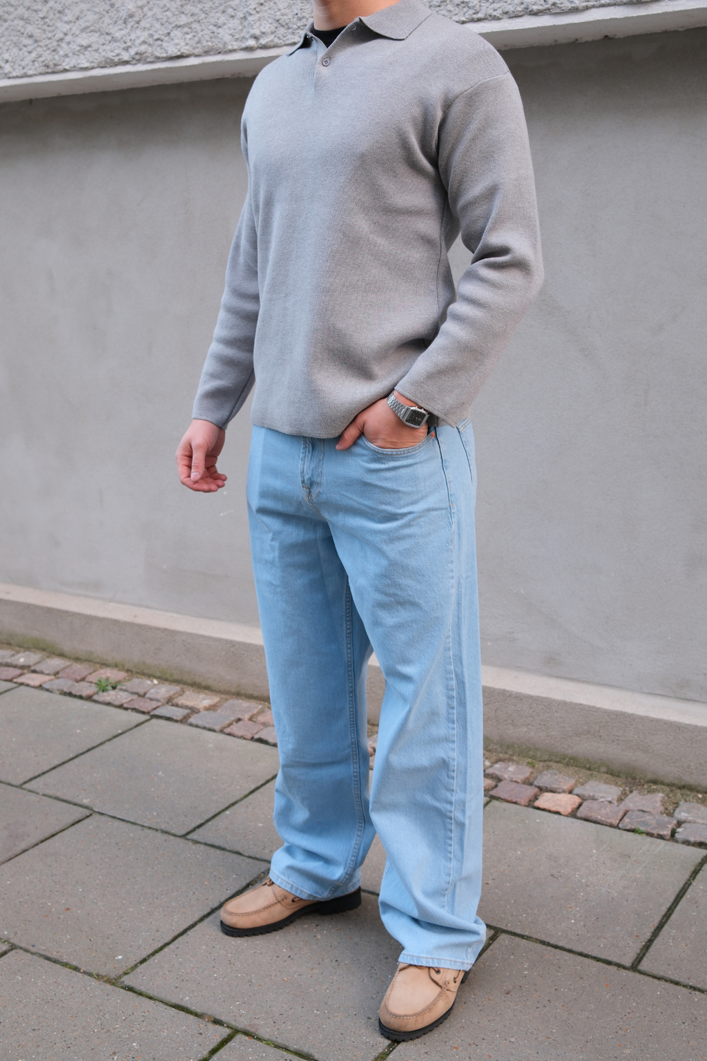 William Regular Farkut - Vaaleansininen Denim