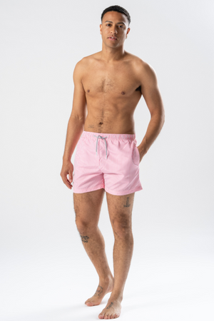 Uimahousut - Vaaleanpunainen/ Valkoinen