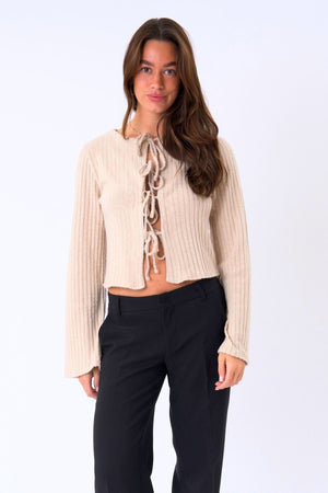 Ivy Tie -pusero - beige