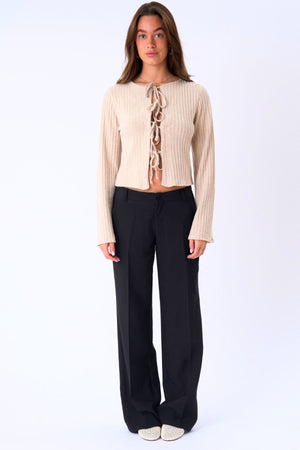 Ivy Tie -pusero - beige