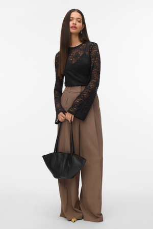 Kanya O -kaula -aukon lyhyt yläosa - musta