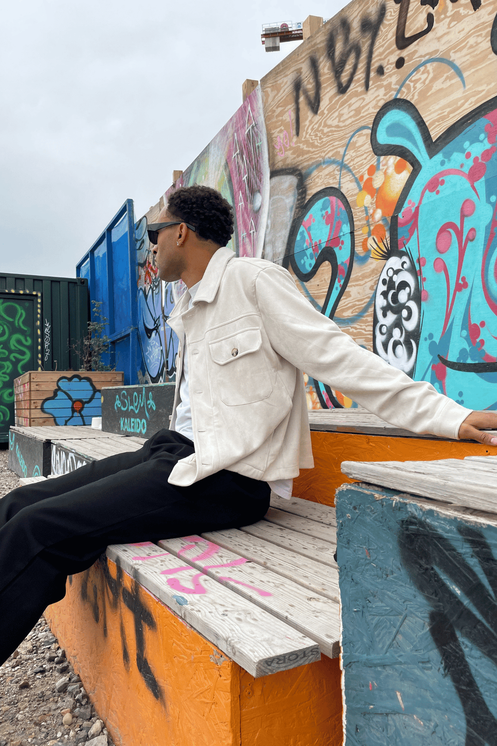 Callum -takki - valkoinen