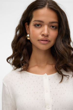 Isa O -kaula neuletakki - Lumikki