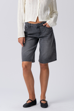 Denim Jorts - musta denim