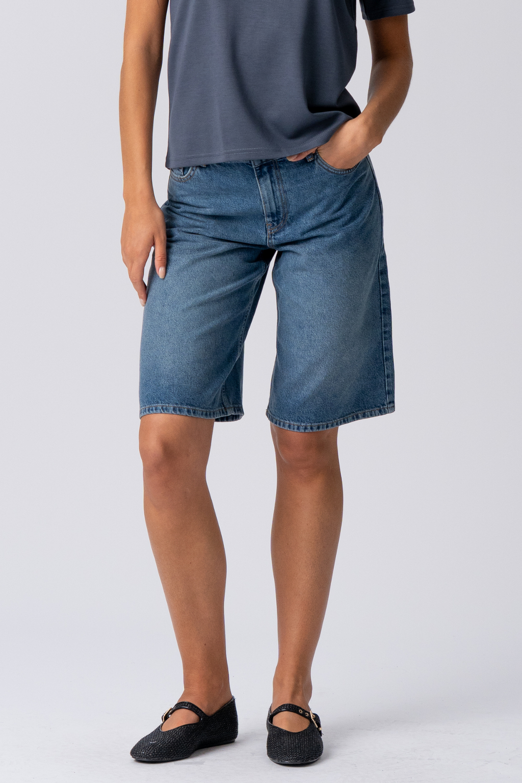Denim Jorts - sininen farkku