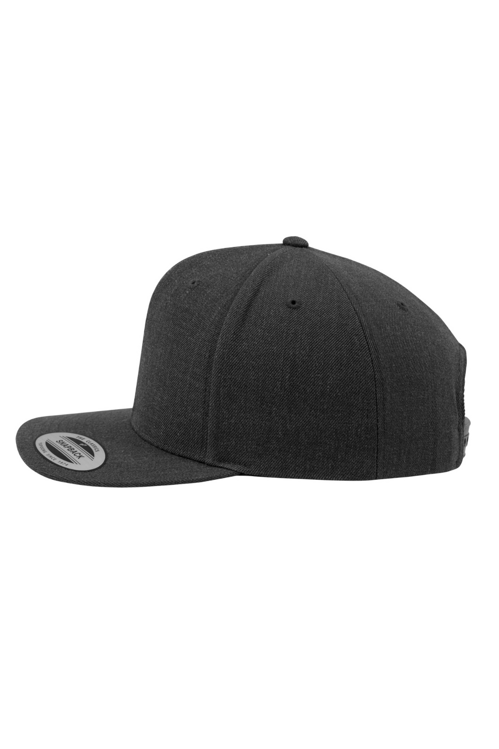 Classic Snapback - tummanharmaa/tummanharmaa
