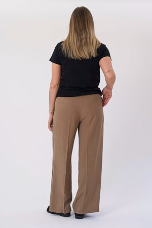Isolde Pants - Vaaleanruskea