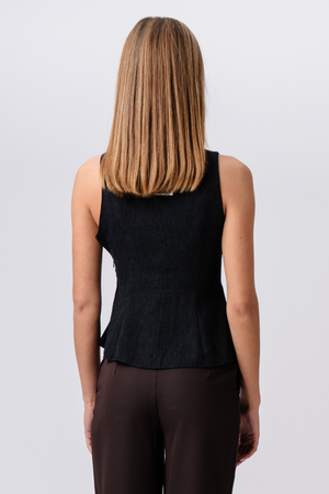 Aya Top - musta