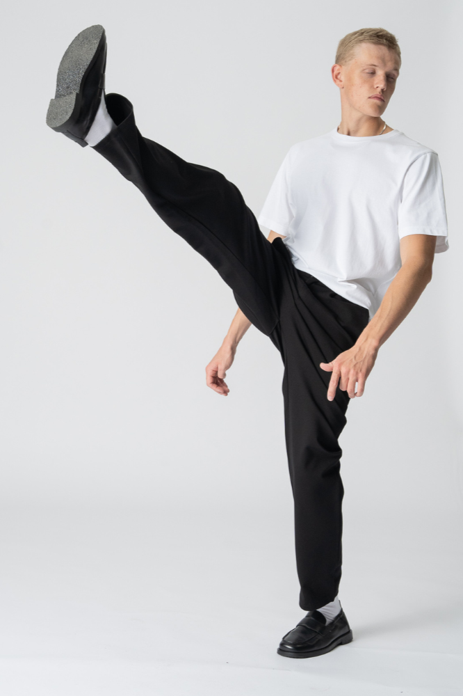 Performance Pants Wide - Musta