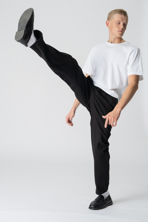 Performance Pants Wide - Musta