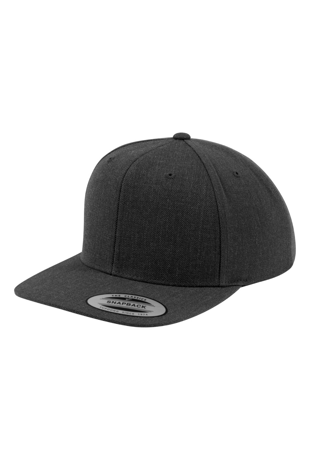 Classic Snapback - tummanharmaa/tummanharmaa