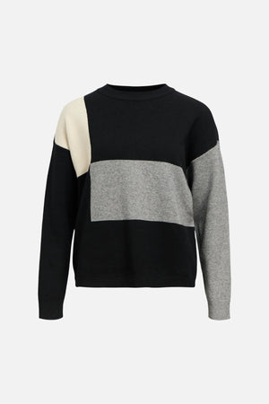 Ray Knit Pullover - Musta hiekka