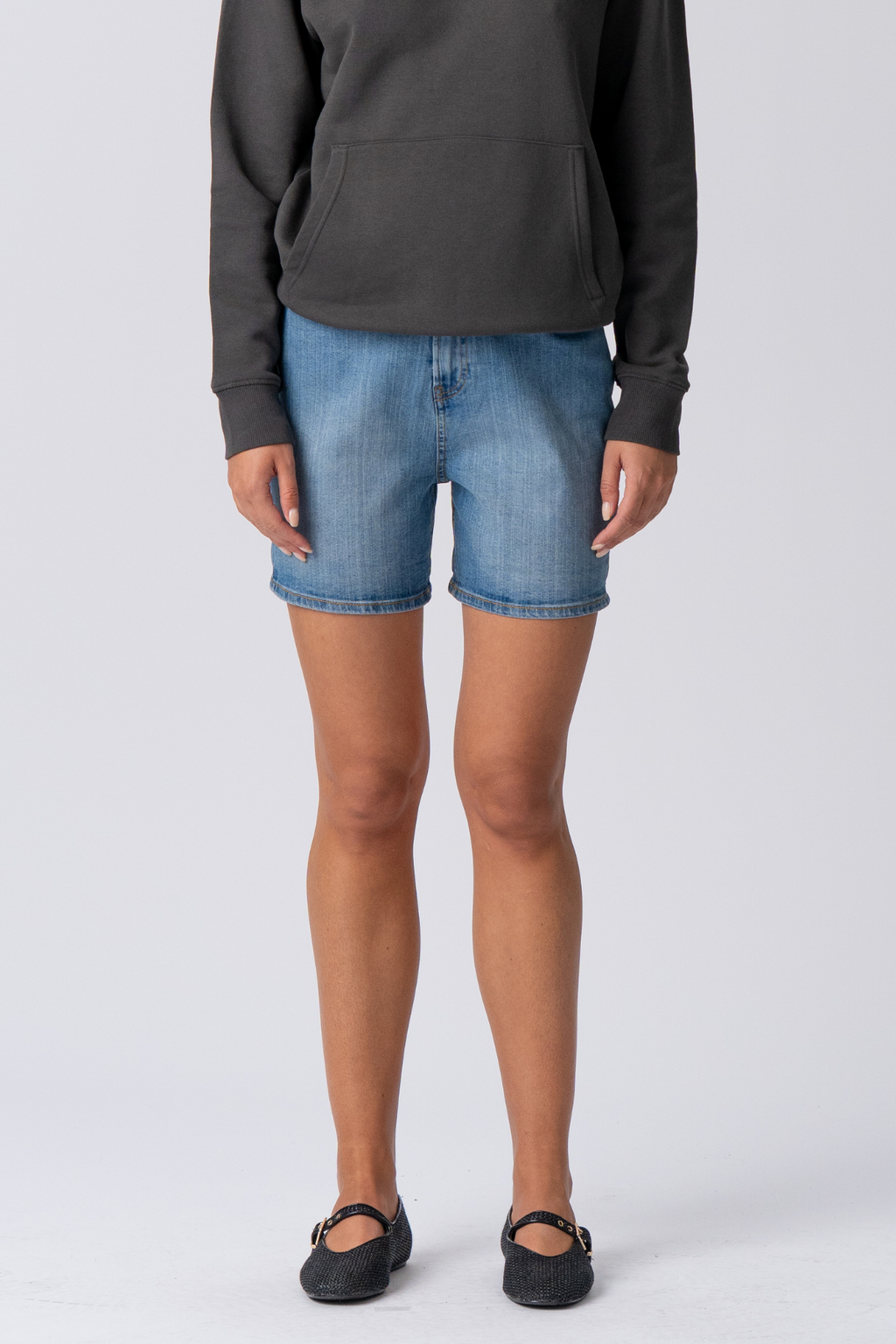 The Original Performance Denim Shorts - Medium Blue Denim (Nainen)