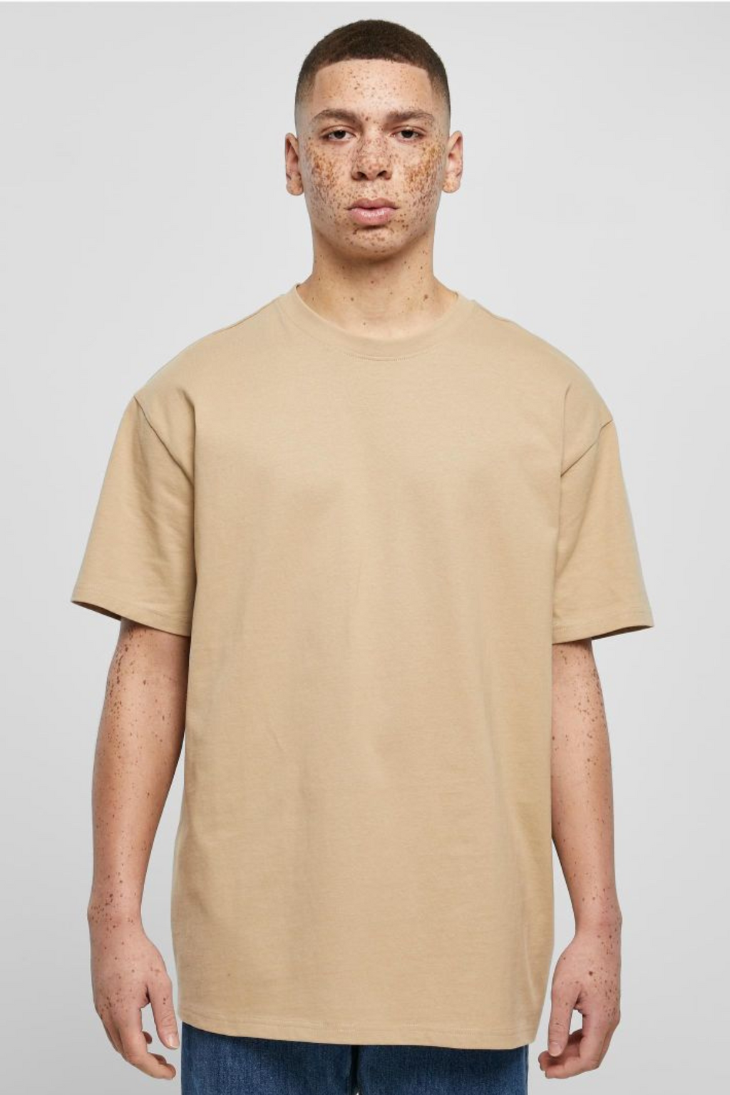 Raskas Oversized T -paita - Union Beige