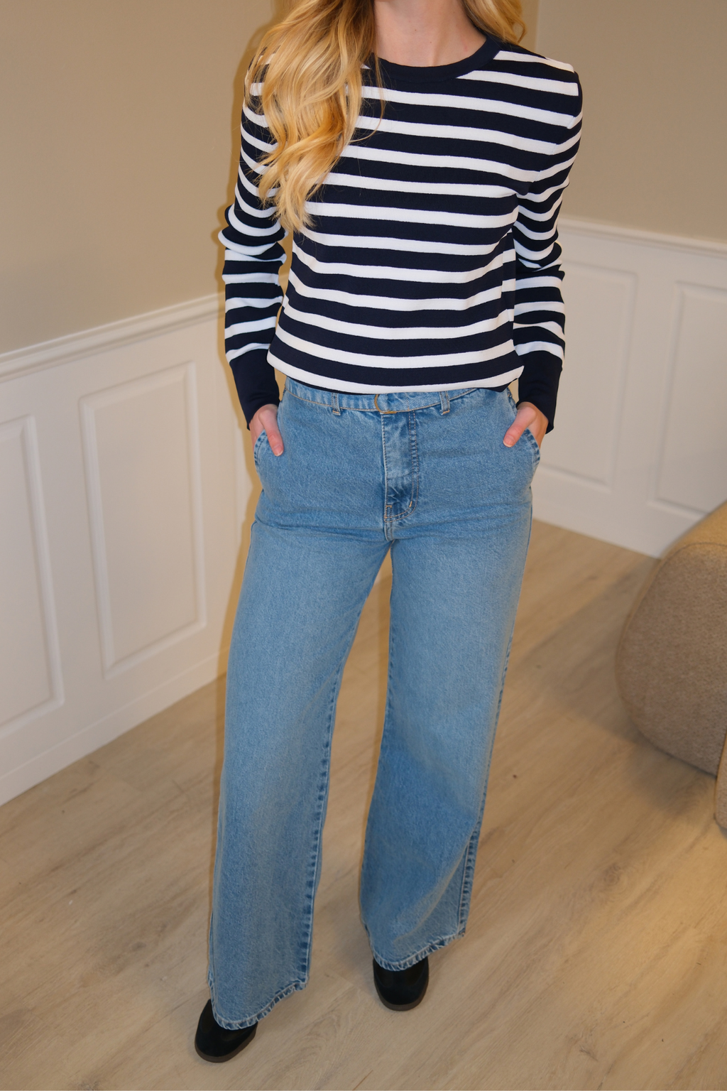 Amalia farkut - vaaleansininen