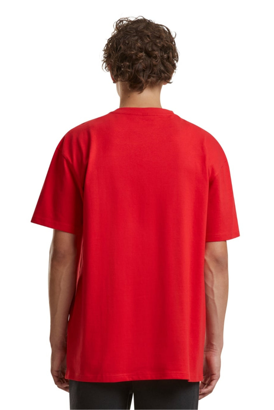 Raskas Oversized T -paita - City Red