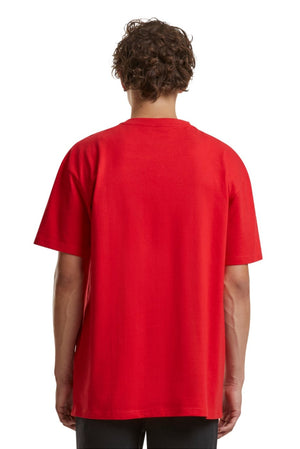 Raskas Oversized T -paita - City Red