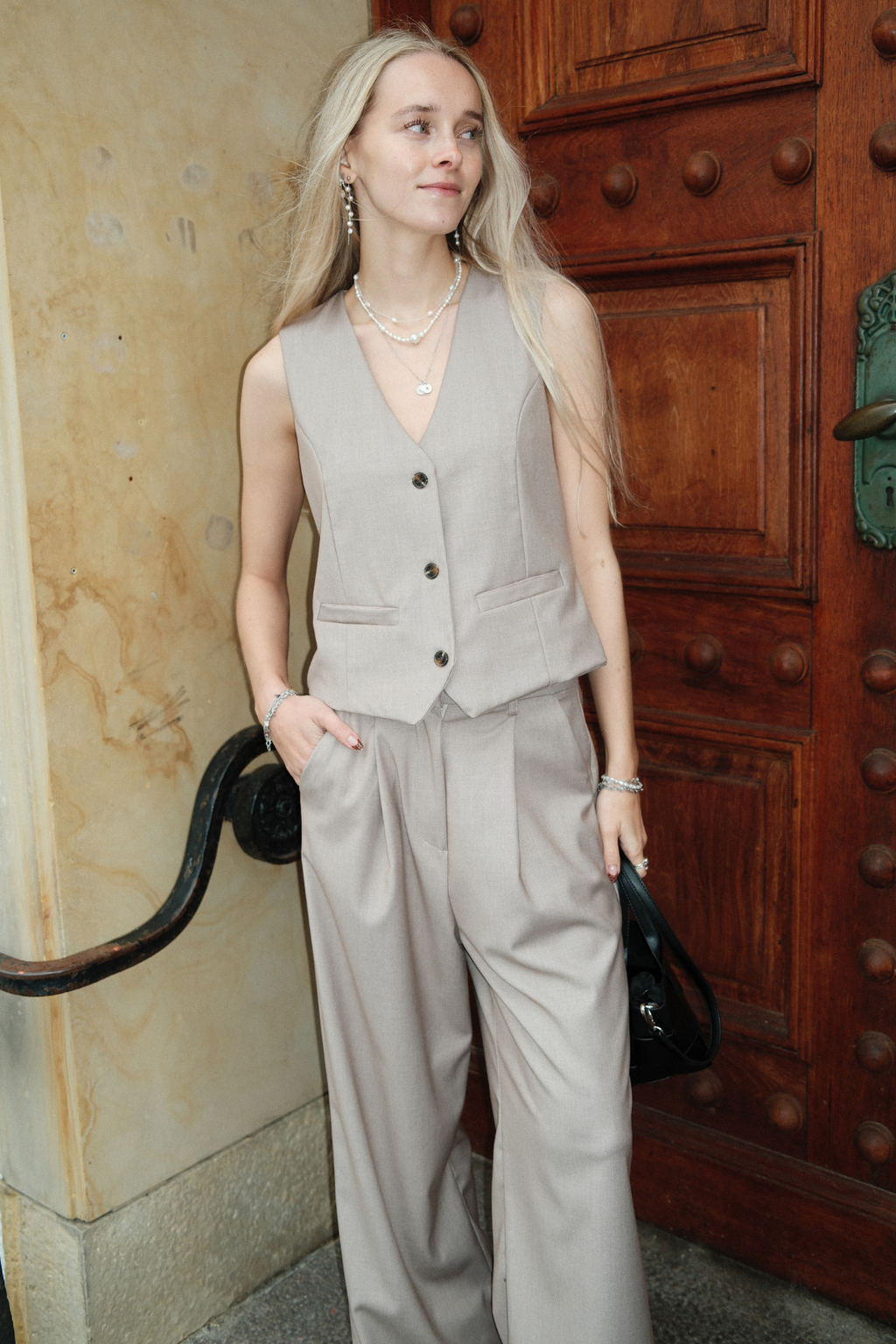 Nadia Pants - Beige