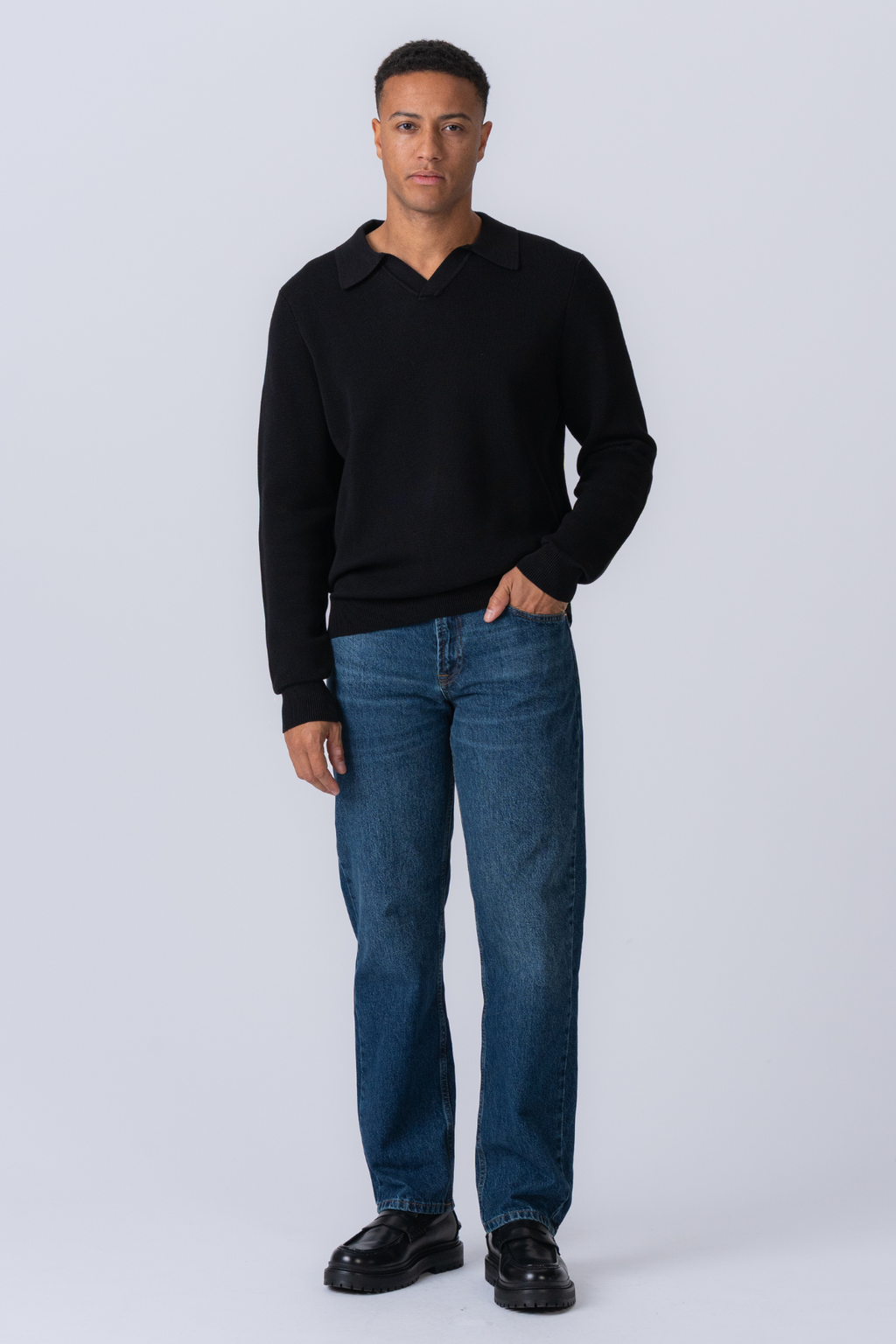 Samuel Polo Knit - Musta