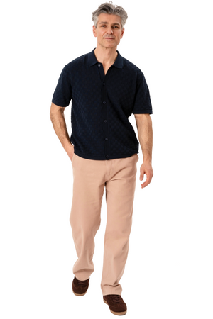 Darin Knit Polo - laivasto
