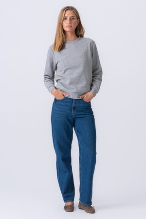 Essential Crewneck - harmaa melange