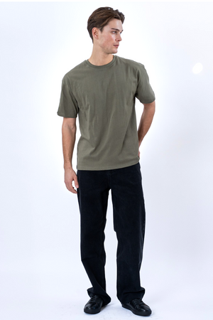 Boxy T-paita - Olive