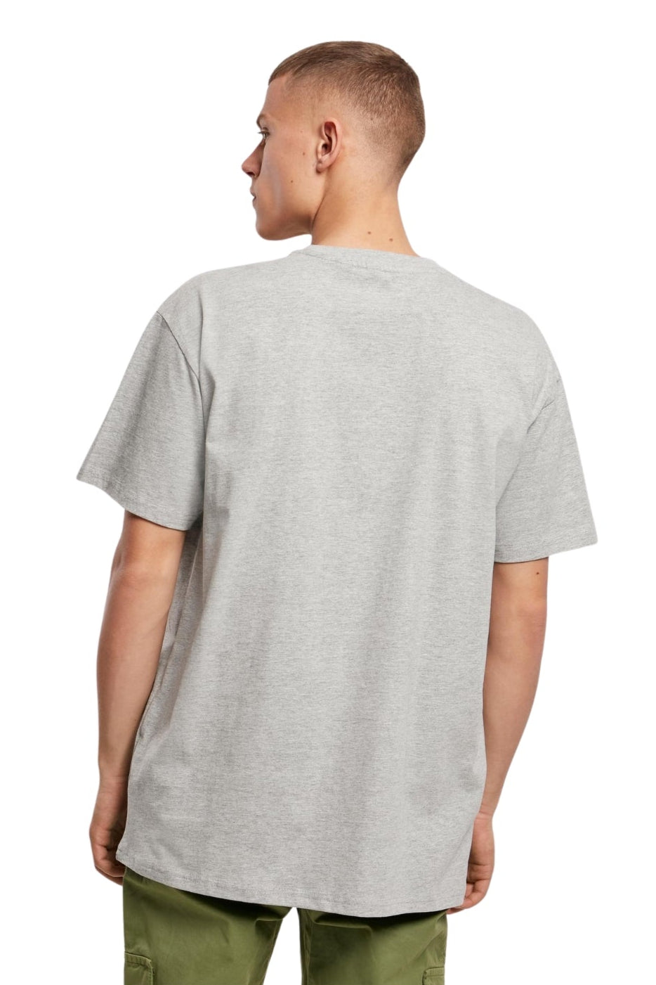Raskas Oversized T -paita - harmaa