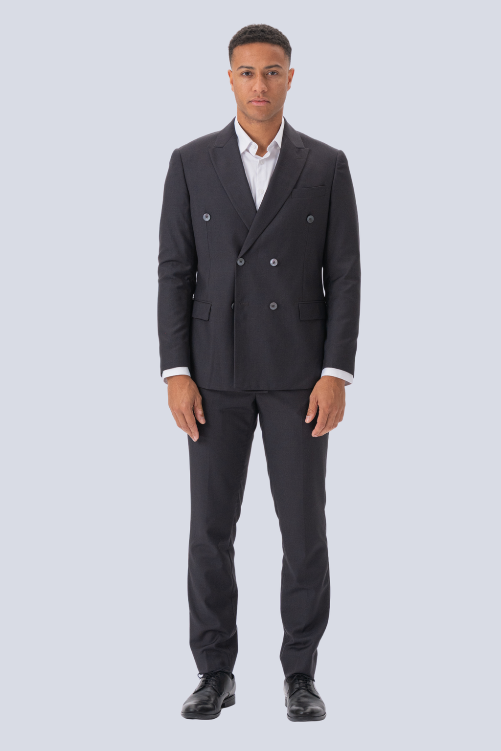 Premium Kaksirivinen puku (musta)