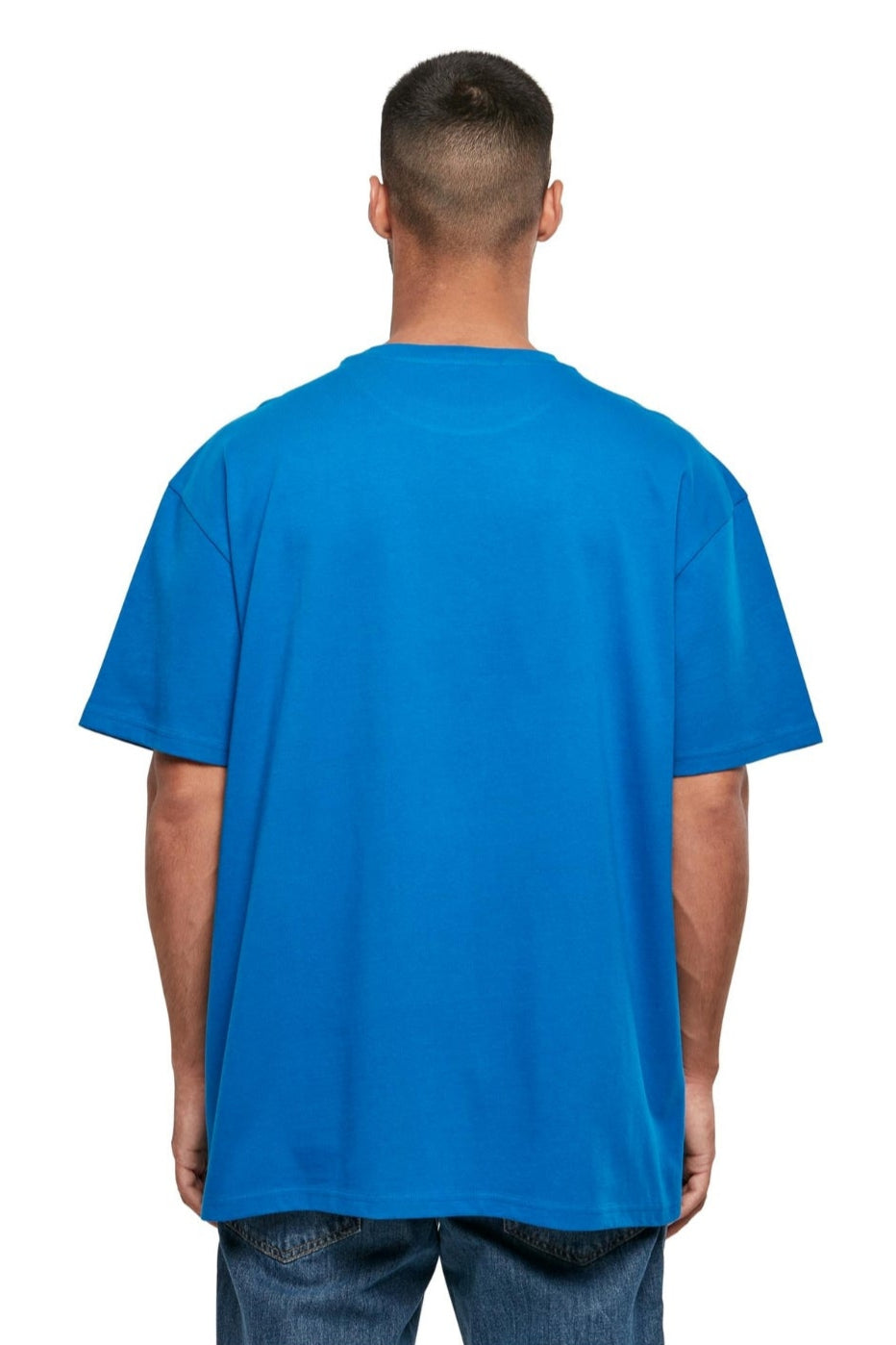 Raskas Oversized T -paita - koboltti sininen