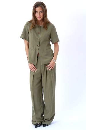 Isolde Pants - Oliivi