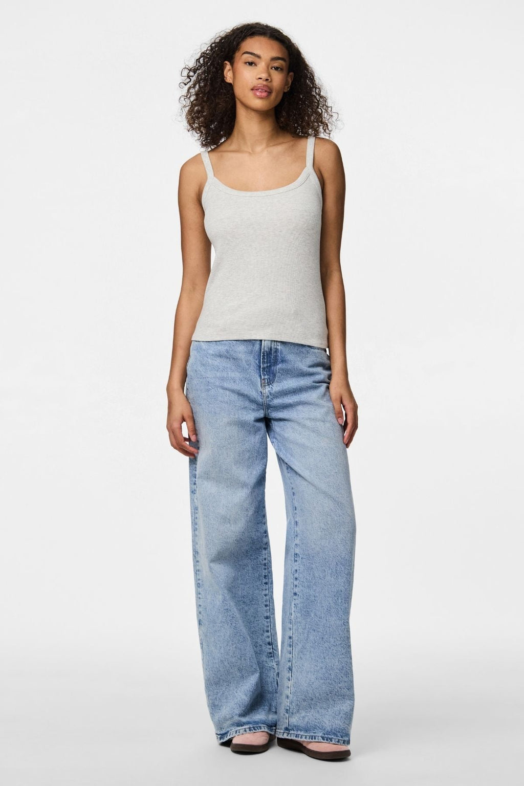 Voi hihnan yläosa - vaaleanharmaa melange