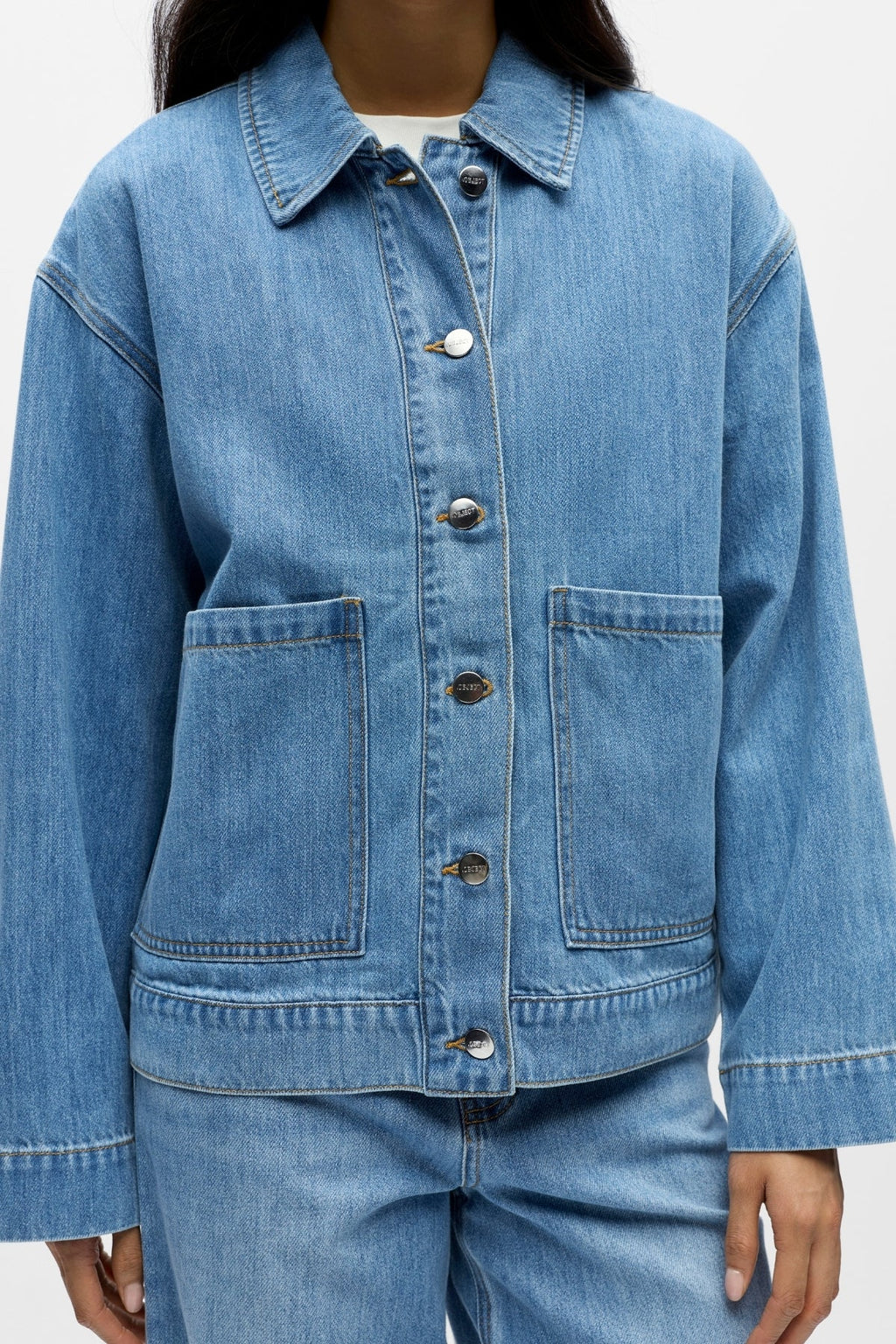 Rosie Overshirt - vaaleansininen denim