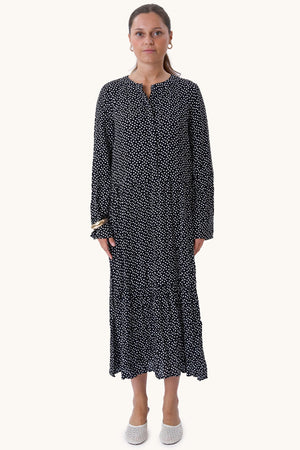 Anna -pitkähihainen mekko - musta