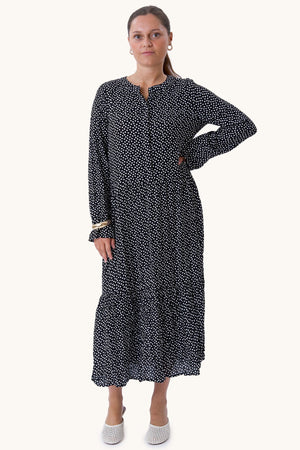 Anna -pitkähihainen mekko - musta