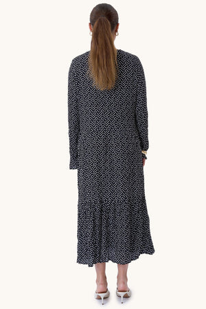 Anna -pitkähihainen mekko - musta