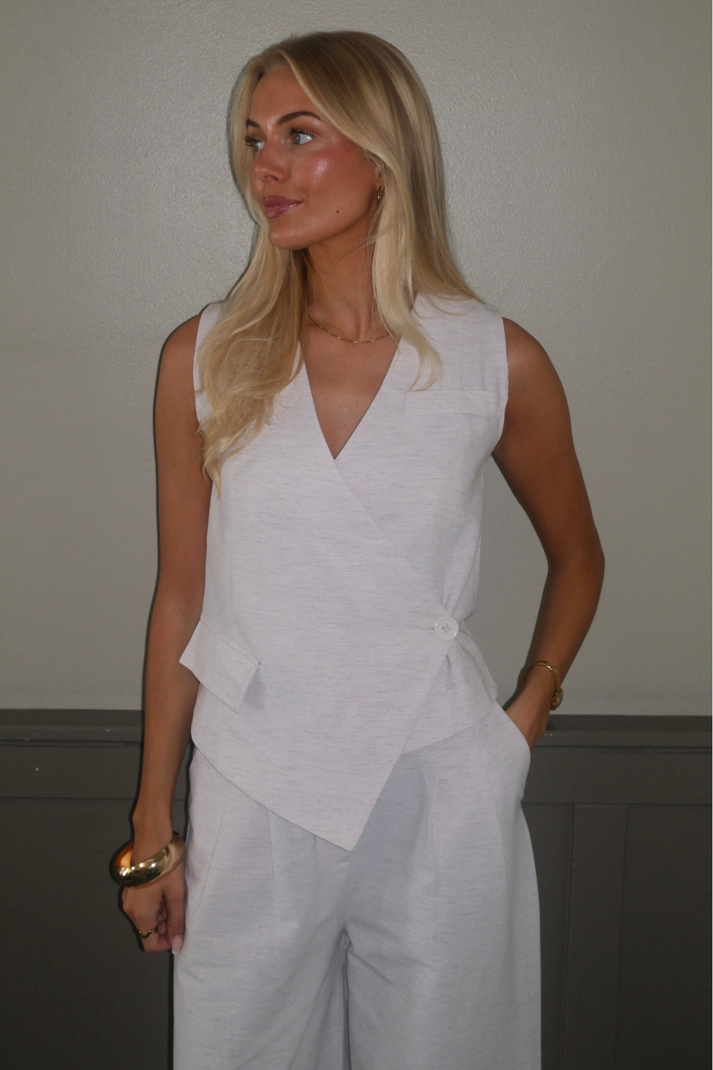 Melissa -liivi - vaaleanharmaa