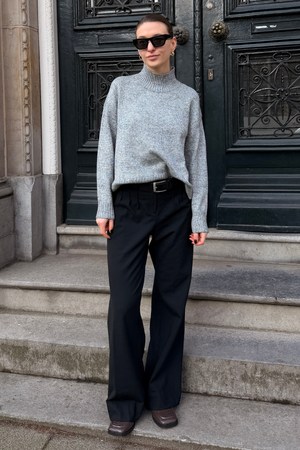 Emma Knit - vaaleanharmaa melange