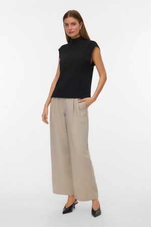 WOW Highneck -liivi - Musta