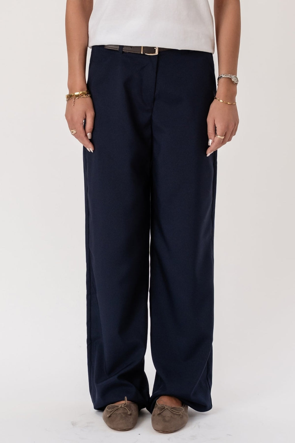 Talia Baggy Pants - Laivasto